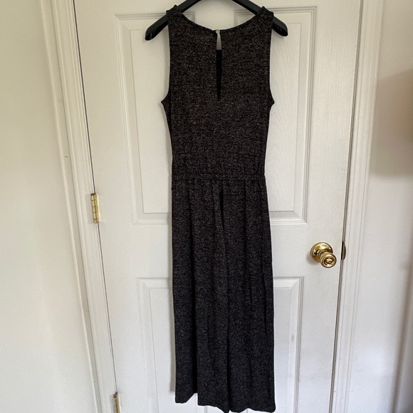 Banana Republic Luxespun TwistedJumpsuit, Heather Grey/Charcoal, XXS, Like New - Picture 6 of 8